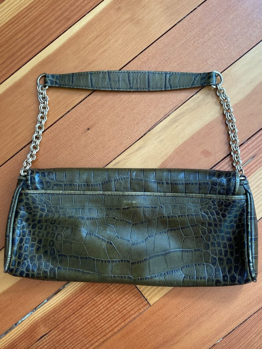 Vintage Ann Taylor Leather Shoulder Bag - Picture 2 of 7